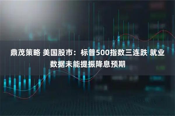 鼎茂策略 美国股市：标普500指数三连跌 就业数据未能提振降息预期